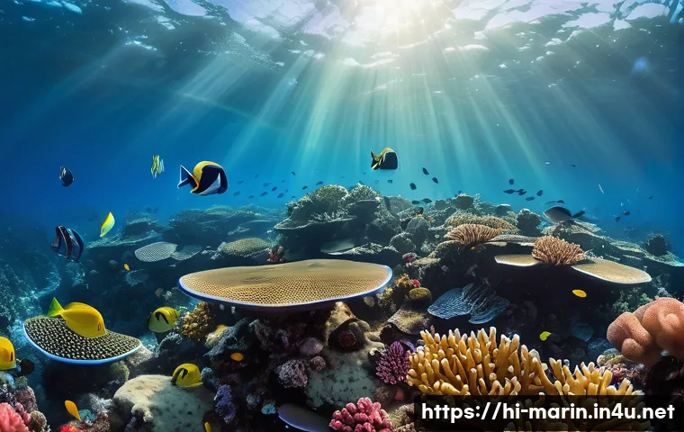 해양 생태계 보존 - A vibrant underwater scene showcasing the rich biodiversity of the Indian Ocean near the Indian coas...